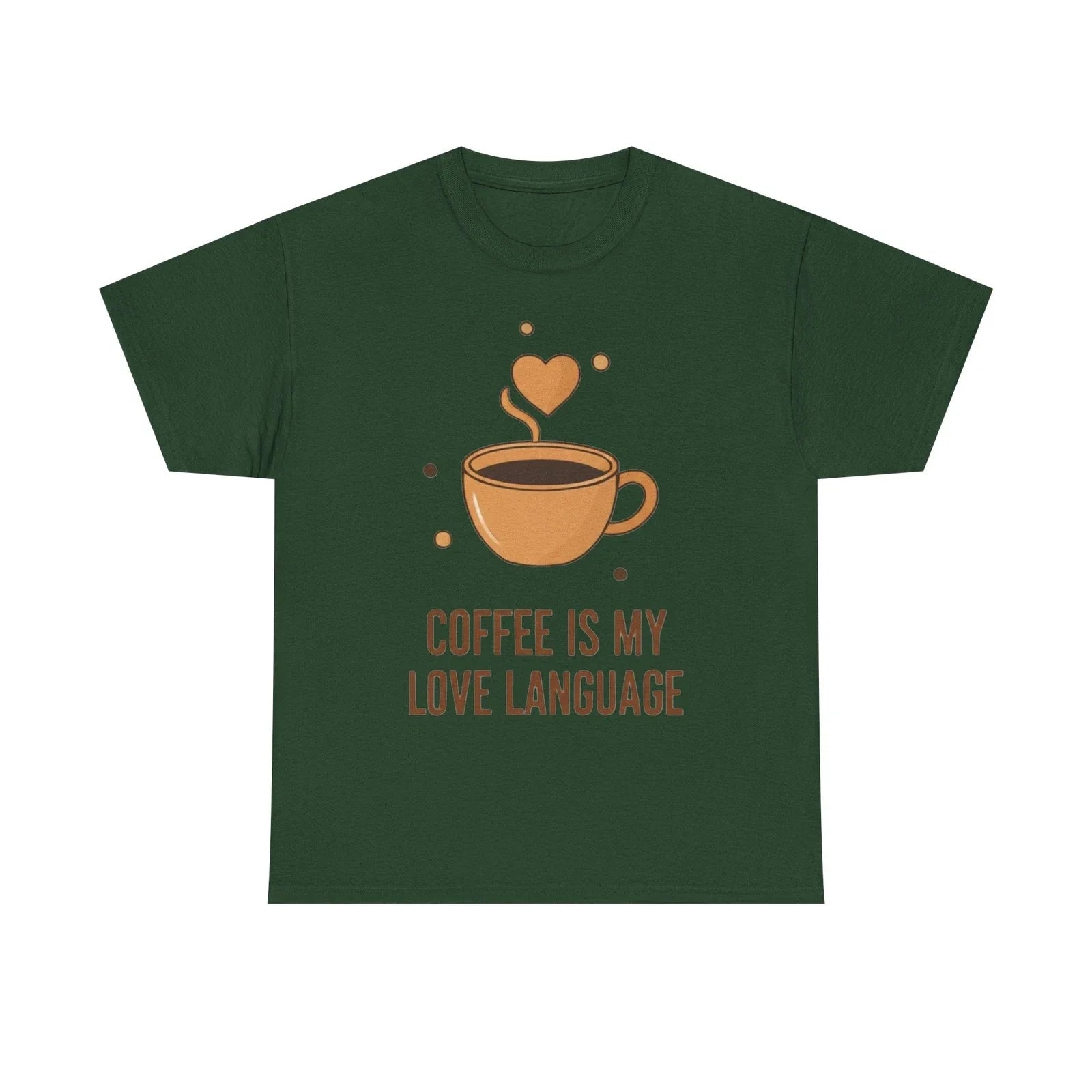 Coffee Is My Love Language Cup Illustration - Adult & Kids T-Shirts, Sweatshirts & Hoodies apparel design preview 1