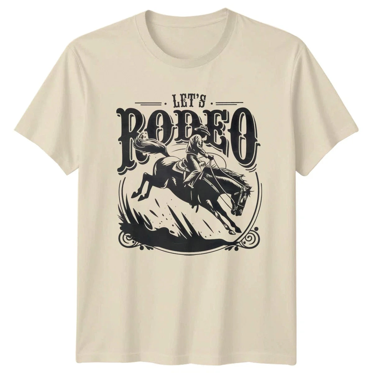 Lets Rodeo Bronco Riding Fathers Day Gift For Him And - Adult & Kids T-Shirts, Sweatshirts & Hoodies apparel design preview 1
