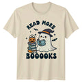 Read More Boooooks Halloween Reading Gift For Him And - Adult & Kids T-Shirts, Sweatshirts & Hoodies apparel design preview 1
