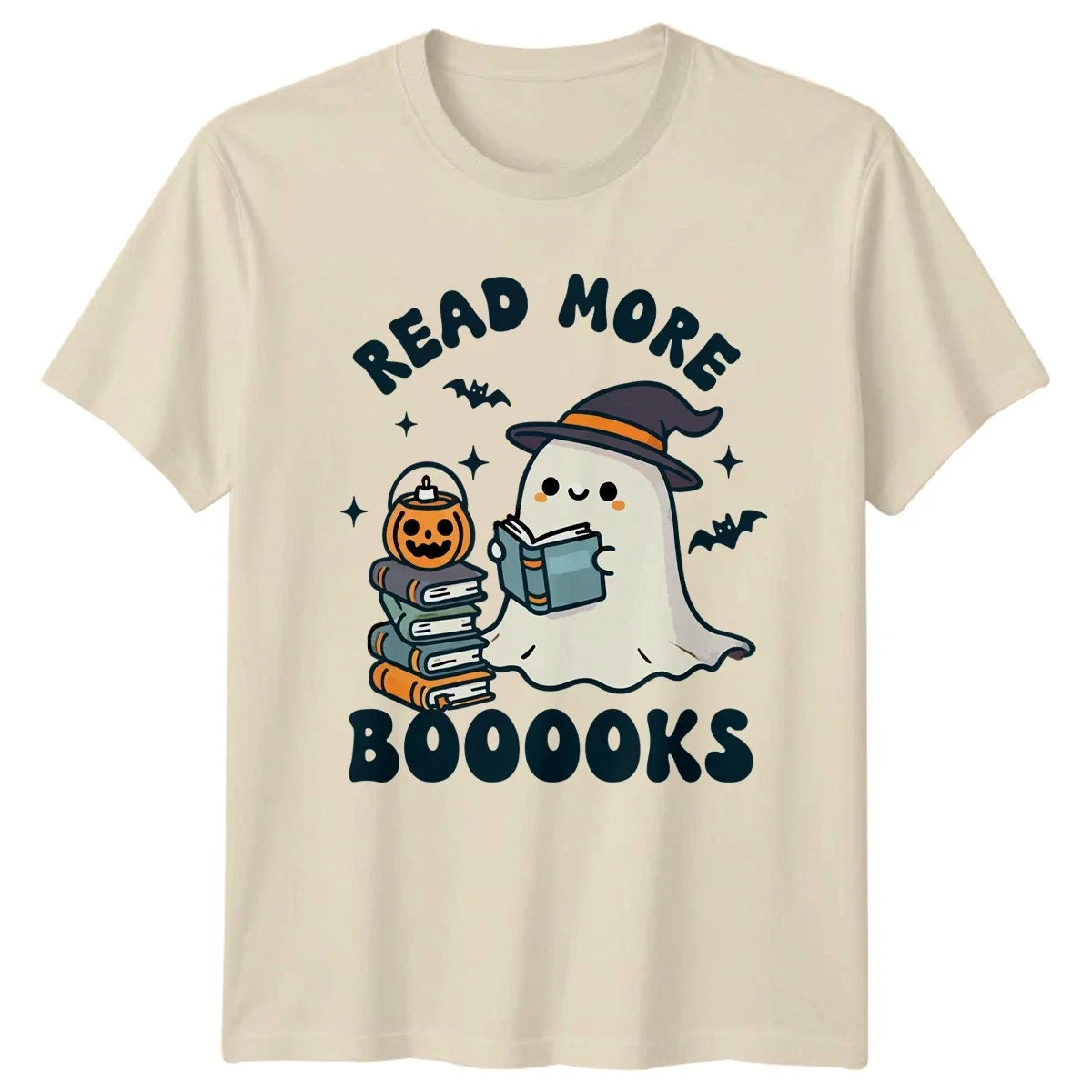 Read More Boooooks Halloween Reading Gift For Him And - Adult & Kids T-Shirts, Sweatshirts & Hoodies apparel design preview 1