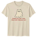 Cloaked And Claw Some Ghost Cats Halloween Gift For - Adult & Kids T-Shirts, Sweatshirts & Hoodies apparel design preview 1