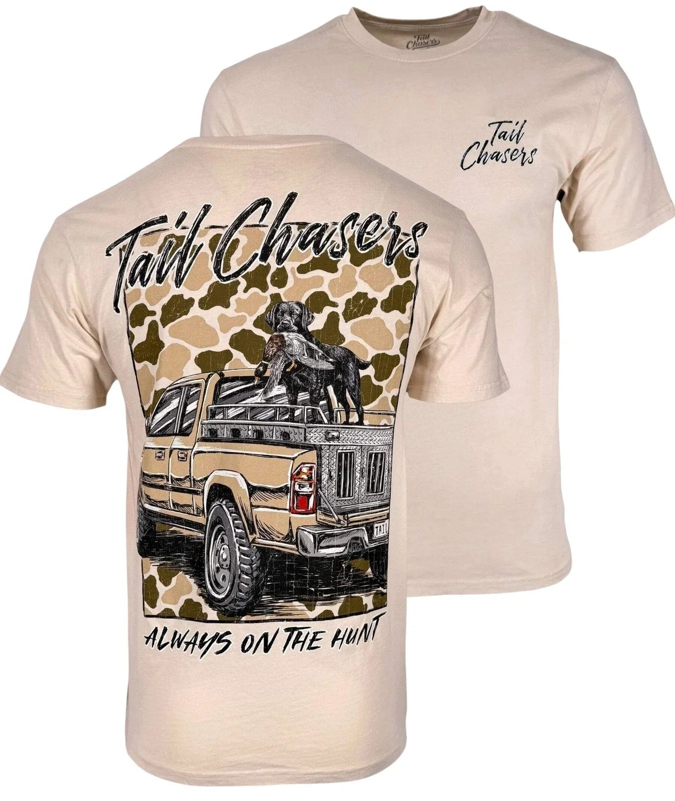 Tail Chasers Club Men's On The Hunt - Adult & Kids T-Shirts, Sweatshirts & Hoodies apparel design preview 1