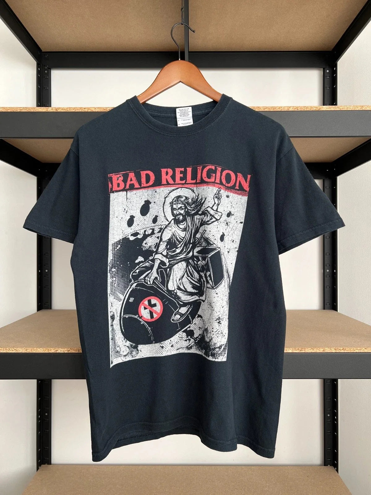 Vintage 2011 Bad Religion Jesus Europe Tour Punk Rock - Adult & Kids T-Shirts, Sweatshirts & Hoodies apparel design preview 1