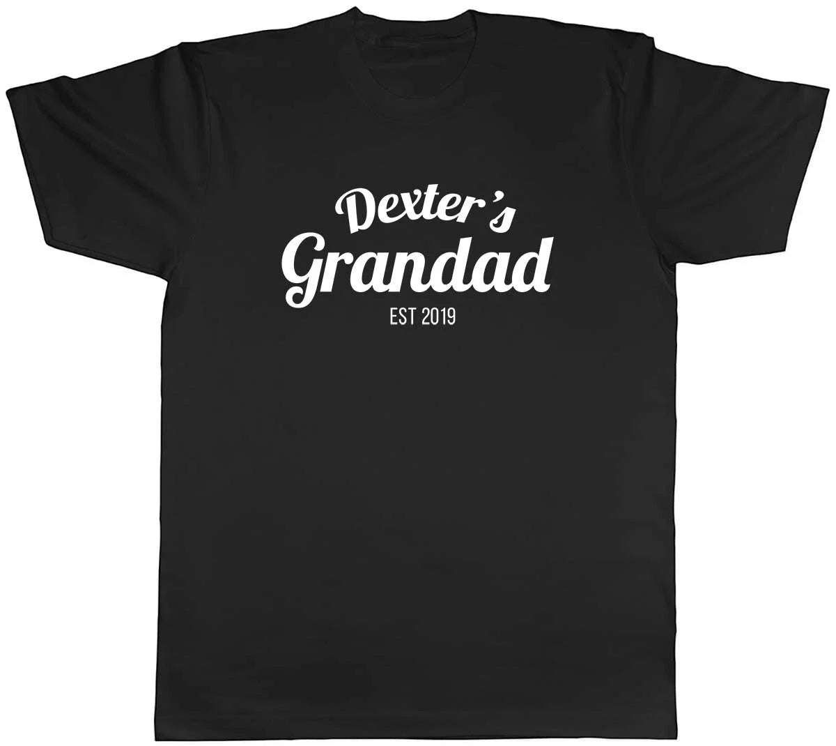 Personalised Grandad Est 2019 Mens - Adult & Kids T-Shirts, Sweatshirts & Hoodies apparel design preview 1