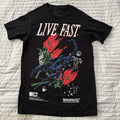 Reason Clothing Live Fast Graphic Black Size Medium - Adult & Kids T-Shirts, Sweatshirts & Hoodies apparel design preview 1