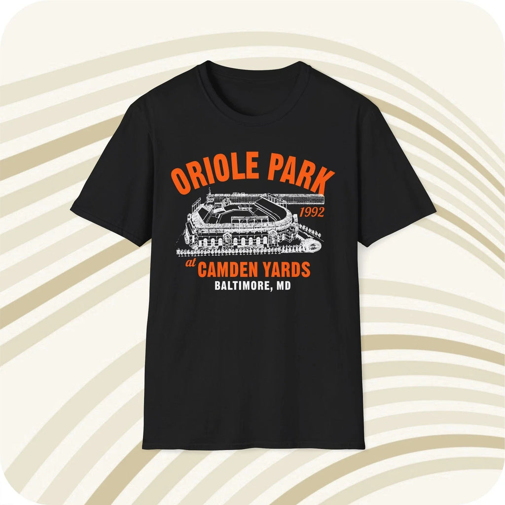 Oriole Park at Camden Yards Classic Cut Baseball - Adult & Kids T-Shirts, Sweatshirts & Hoodies apparel design preview 1