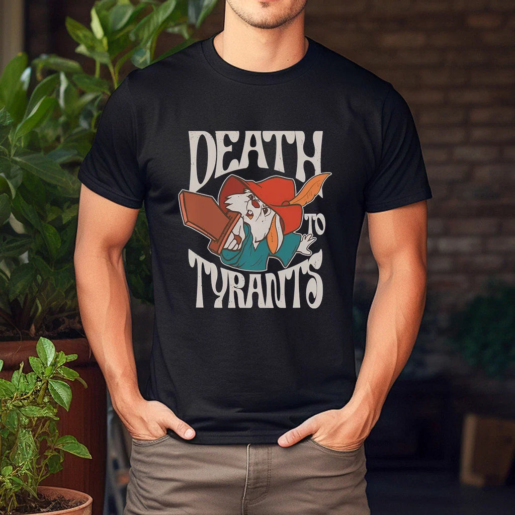 Skippy Rabbit Death To Tyrants - Adult & Kids T-Shirts, Sweatshirts & Hoodies apparel design preview 1