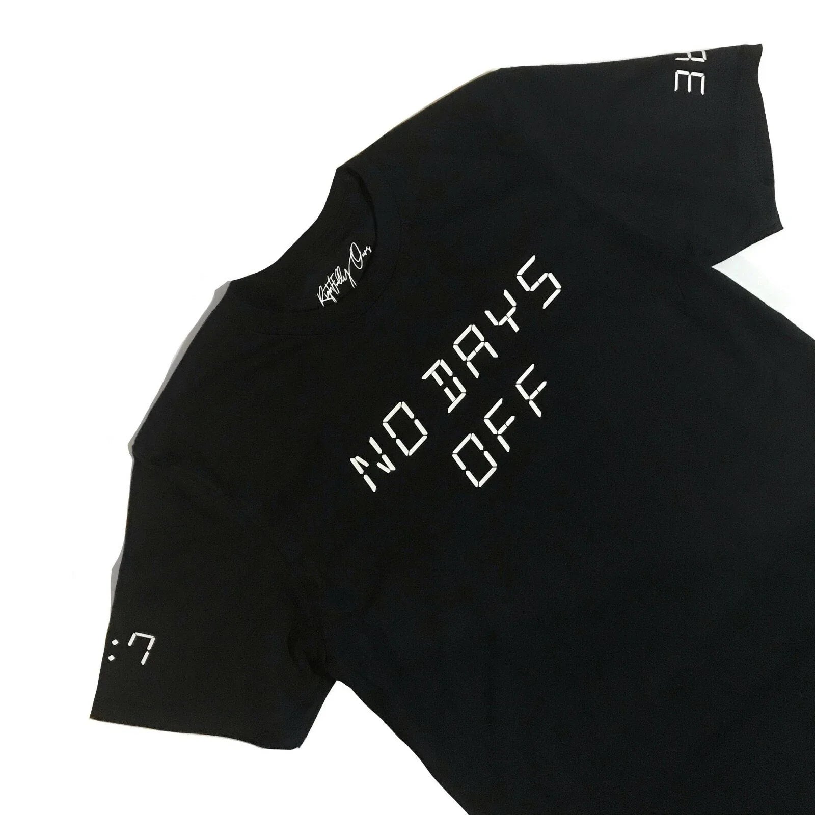 SIZE LARGE RIGHTFULLY OURS NO DAYS OFF BLACK WHITE - Adult & Kids T-Shirts, Sweatshirts & Hoodies apparel design preview 1
