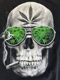 Skull Face Rare Graphic Art Black sz Large Short - Adult & Kids T-Shirts, Sweatshirts & Hoodies apparel design preview 1