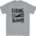 Reading is my Therapy Funny Book Novel Hobby Humor - Adult & Kids T-Shirts, Sweatshirts & Hoodies apparel design preview 1