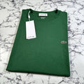 LACOSTE Mens Green Classic Pima Cotton SIZE FR 4 (US - Adult & Kids T-Shirts, Sweatshirts & Hoodies apparel design preview 1