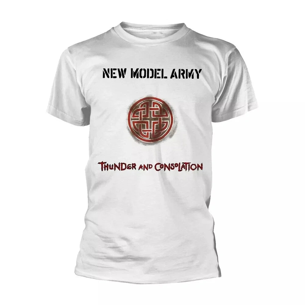 New Model Army (NMA) THUNDER AND CONSOLATION White - Adult & Kids T-Shirts, Sweatshirts & Hoodies apparel design preview 1