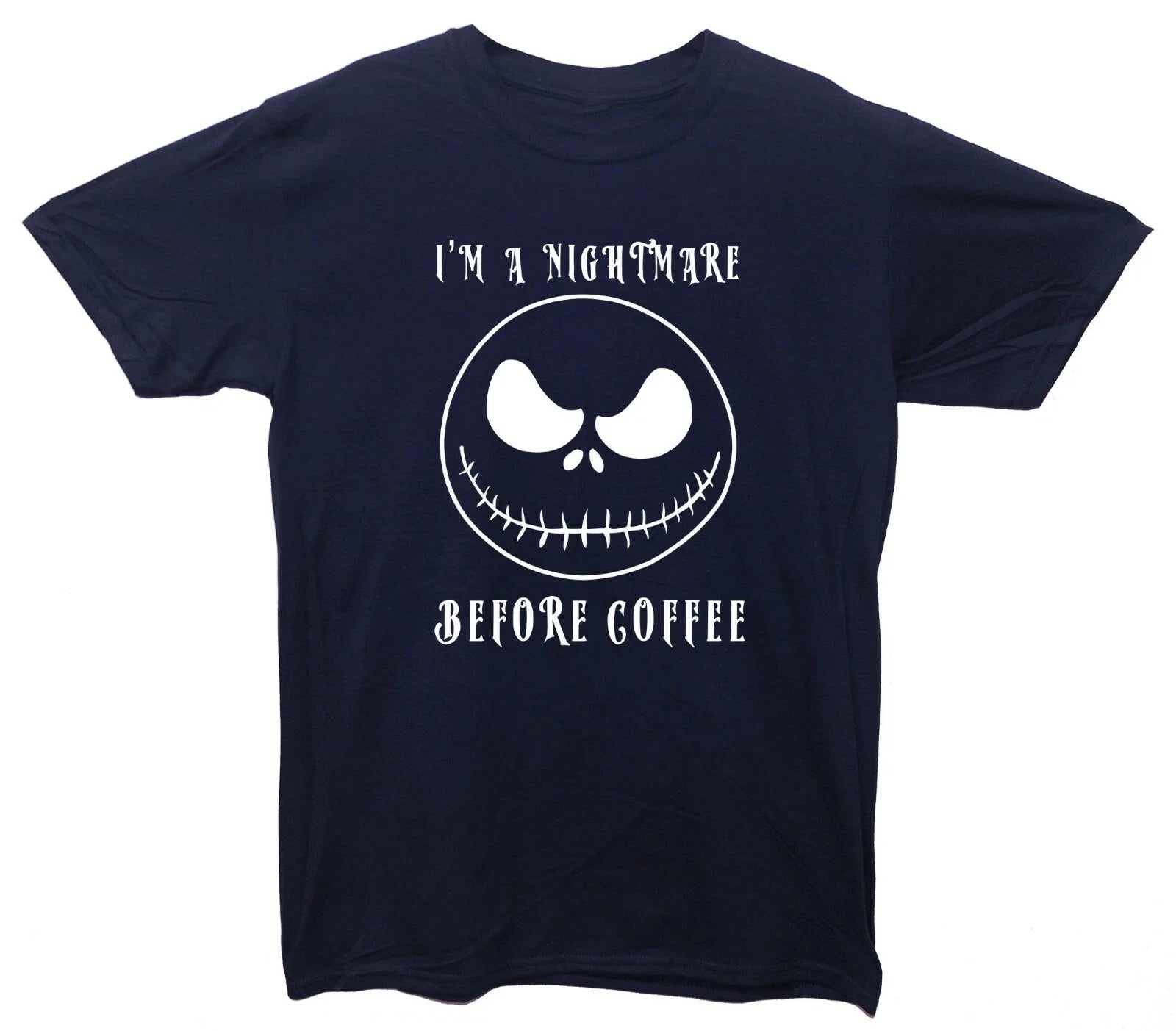 I'm A Nightmare Before Coffee Funny Printed (Jack - Adult & Kids T-Shirts, Sweatshirts & Hoodies apparel design preview 1