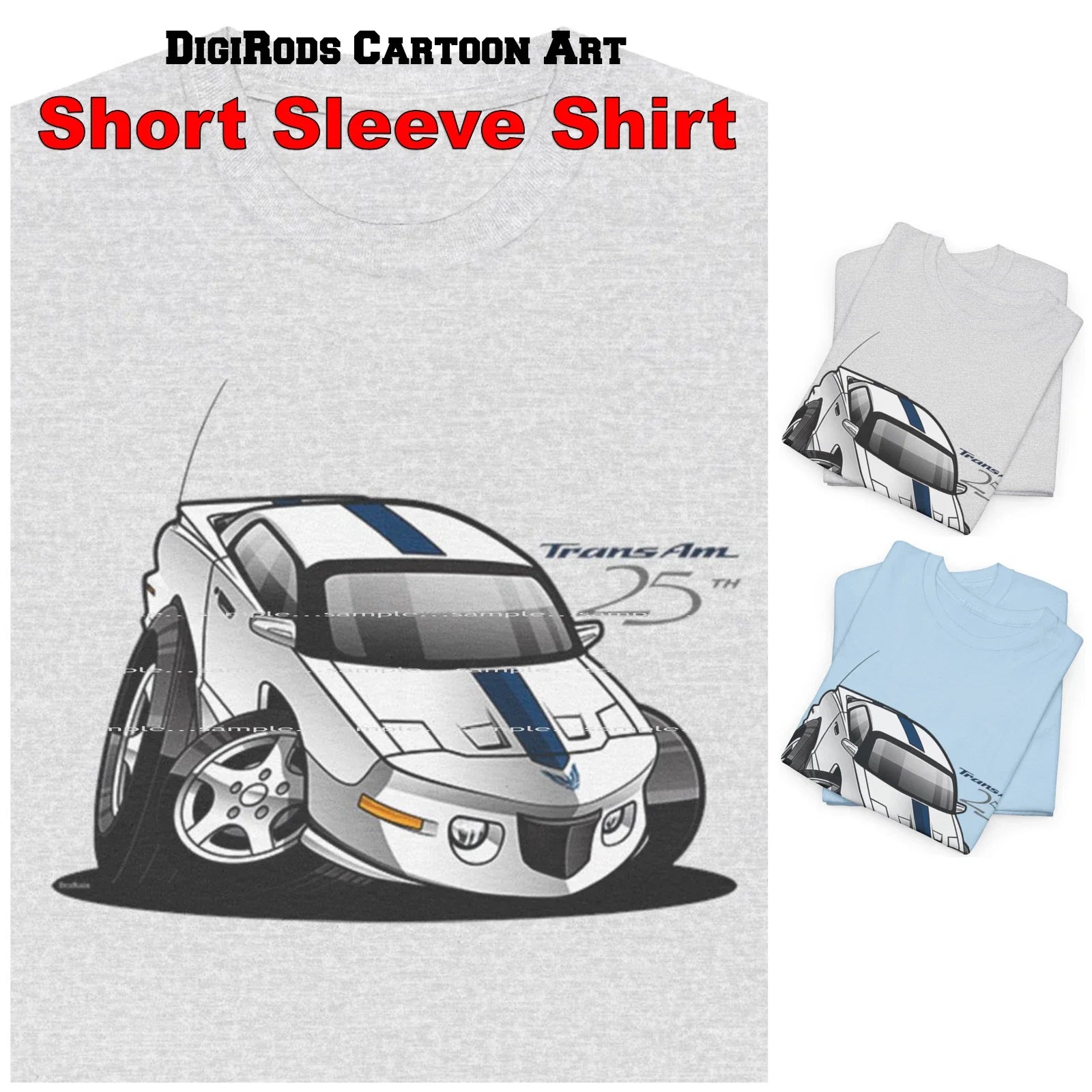 DigiRods Pontiac 1994 Trans Am 25th Anniversary - Adult & Kids T-Shirts, Sweatshirts & Hoodies apparel design preview 1