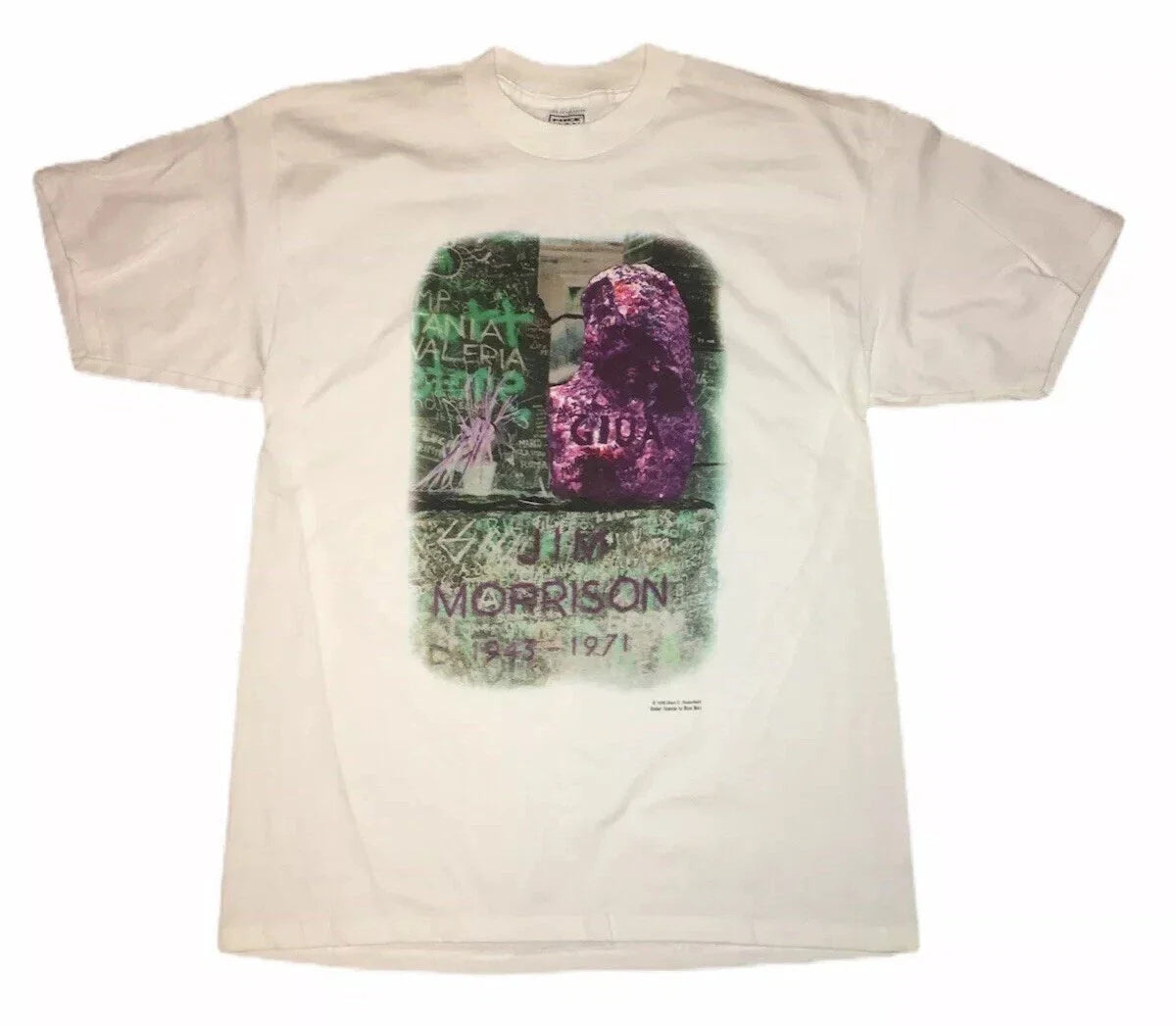 Vintage 90s 1995 Jim Morrison Rock Roll Nice Man - Adult & Kids T-Shirts, Sweatshirts & Hoodies apparel design preview 1