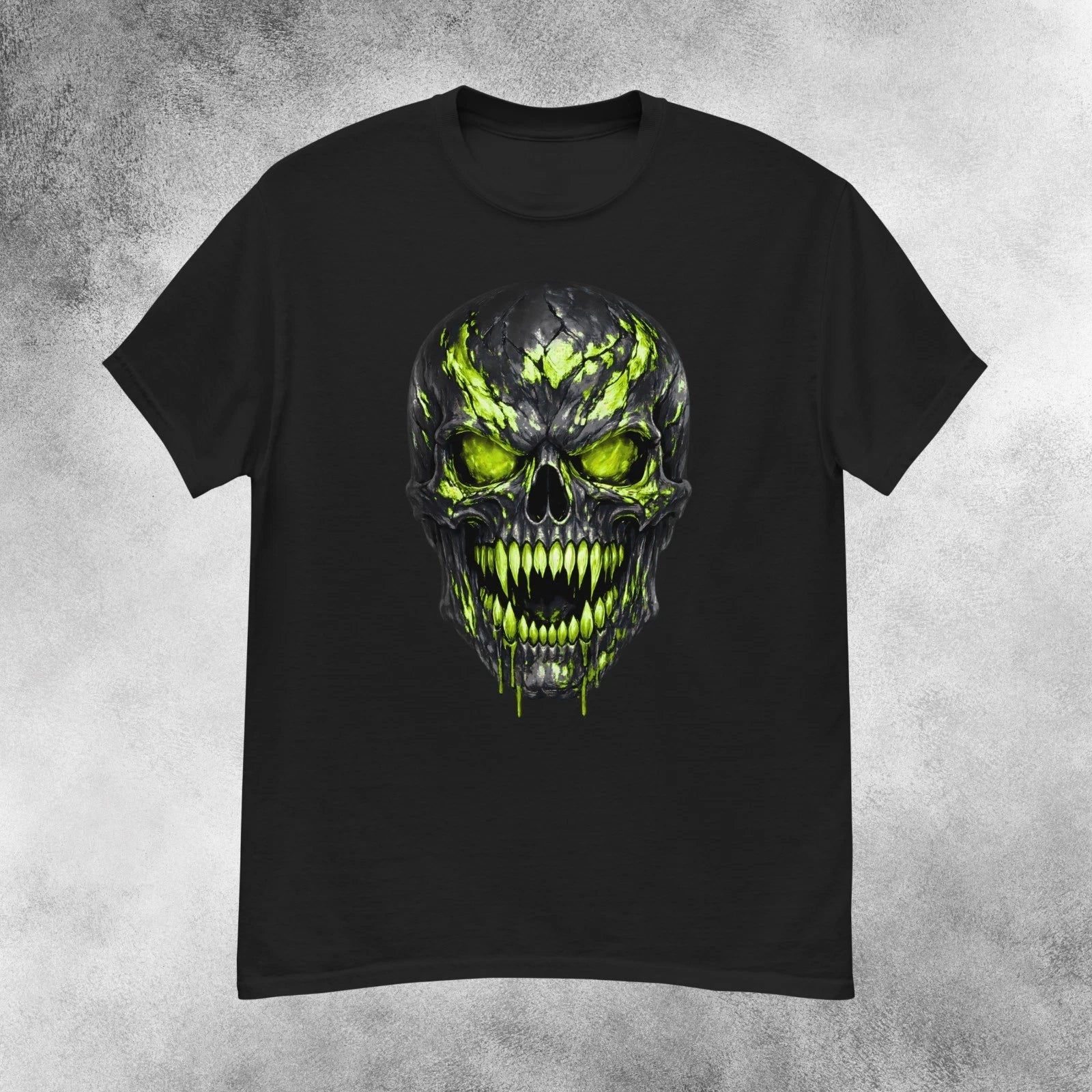 Infernal Ashborn Slime Skull Horror T‑ Men's S-2XL - Adult & Kids T-Shirts, Sweatshirts & Hoodies apparel design preview 1