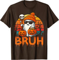 Bruh Ghost Halloween Cute Trick Or Treat Fun - Adult & Kids T-Shirts, Sweatshirts & Hoodies apparel design preview 1