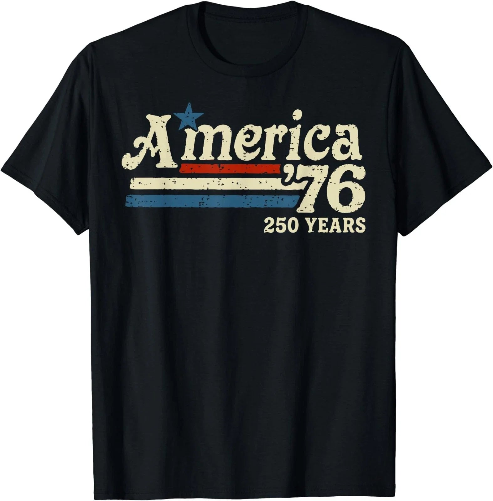 America 76 Retro 250 Years 1776 2026 250th - Adult & Kids T-Shirts, Sweatshirts & Hoodies apparel design preview 1