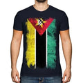 Mozambique Grunge Flag Men Football Mozambican - Adult & Kids T-Shirts, Sweatshirts & Hoodies apparel design preview 1