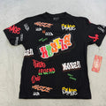 Waimea Graphic Mens XL Black Hustle Savage Graffiti - Adult & Kids T-Shirts, Sweatshirts & Hoodies apparel design preview 1
