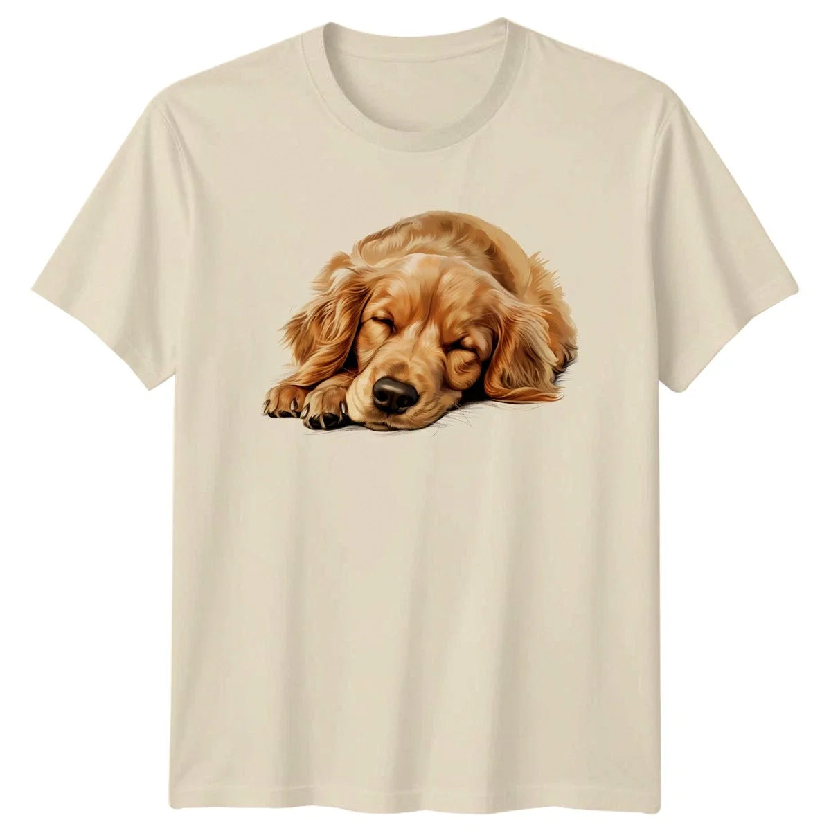 Sleeping Golden Retriever Dogs Animals Mens Womens - Adult & Kids T-Shirts, Sweatshirts & Hoodies apparel design preview 1