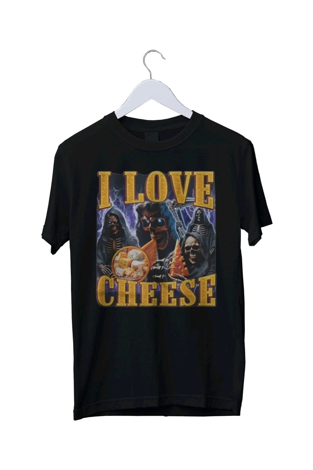 Funny Meme Bootleg Cheese Graphic Print Unisex Mens S - Adult & Kids T-Shirts, Sweatshirts & Hoodies apparel design preview 1