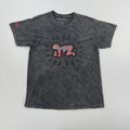 Keith Haring Mens Large Gray Acid Wash Graphic Art - Adult & Kids T-Shirts, Sweatshirts & Hoodies apparel design preview 1