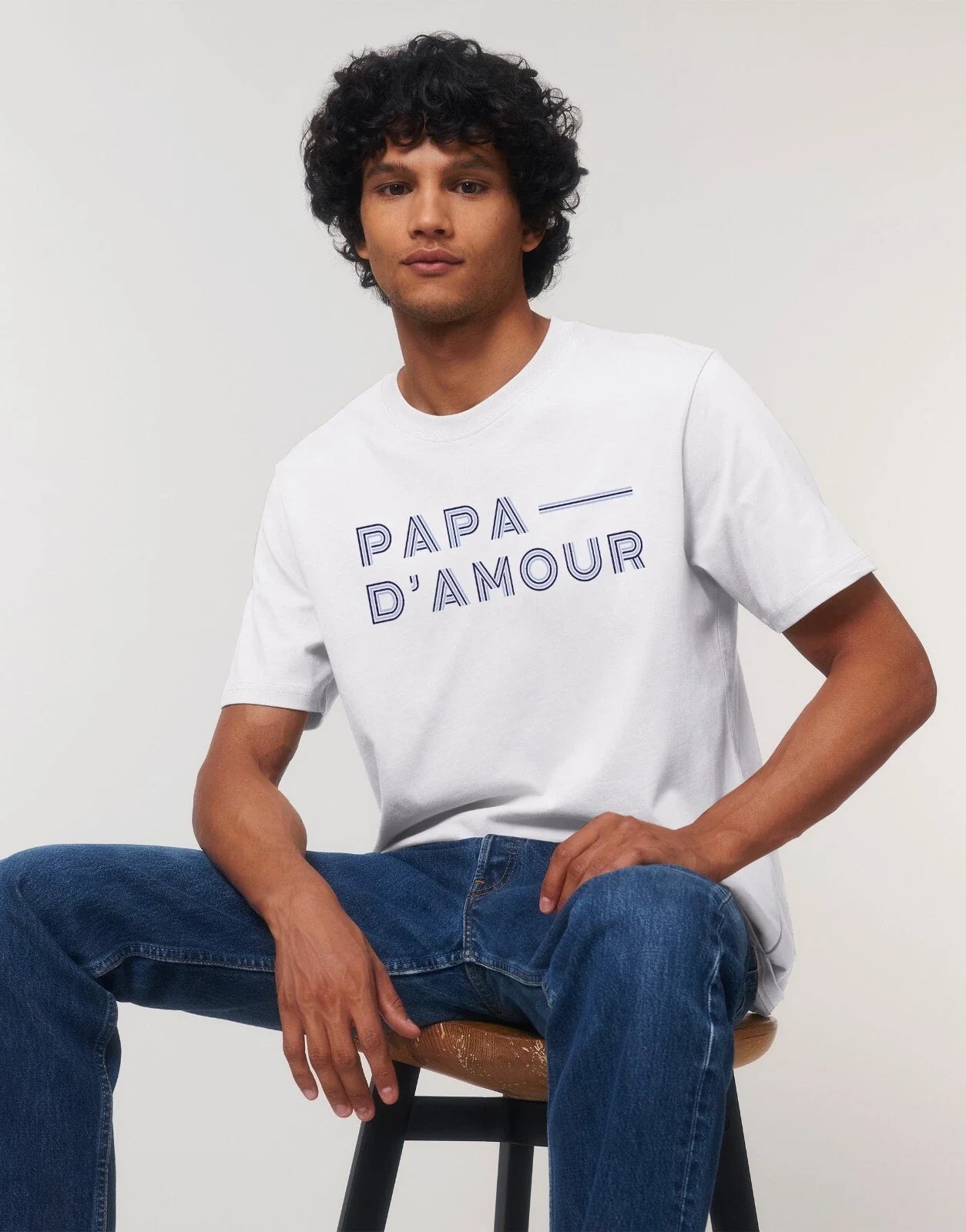 Men's Short Sleeve White, DAD OF LOVE LINE - Adult & Kids T-Shirts, Sweatshirts & Hoodies apparel design preview 1