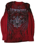 Vintage Y2K Raw State Redemption Thermal Cross Wings - Adult & Kids T-Shirts, Sweatshirts & Hoodies apparel design preview 1