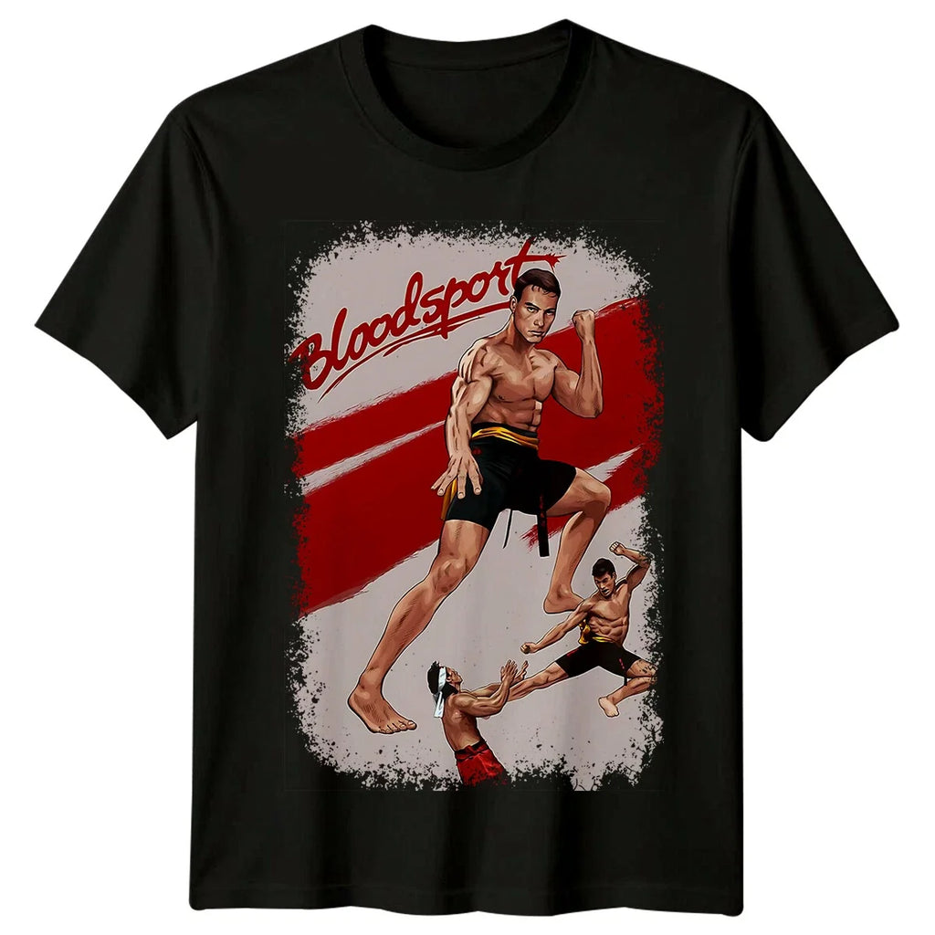 Bloodsport (1988) Movie Poster Inspired Retro Film - Adult & Kids T-Shirts, Sweatshirts & Hoodies apparel design preview 1