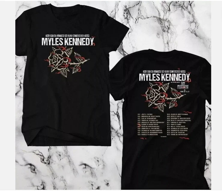 MYLES KENNEDY THE ART OF LETTING GO NA TOUR 2025 - Adult & Kids T-Shirts, Sweatshirts & Hoodies apparel design preview 1