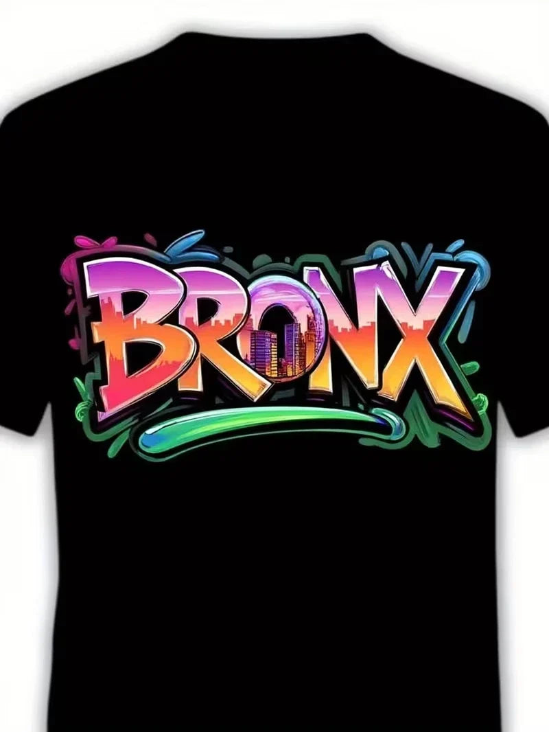 Bronx Graffiti Comfortable 100% Crew Neck - Adult & Kids T-Shirts, Sweatshirts & Hoodies apparel design preview 1