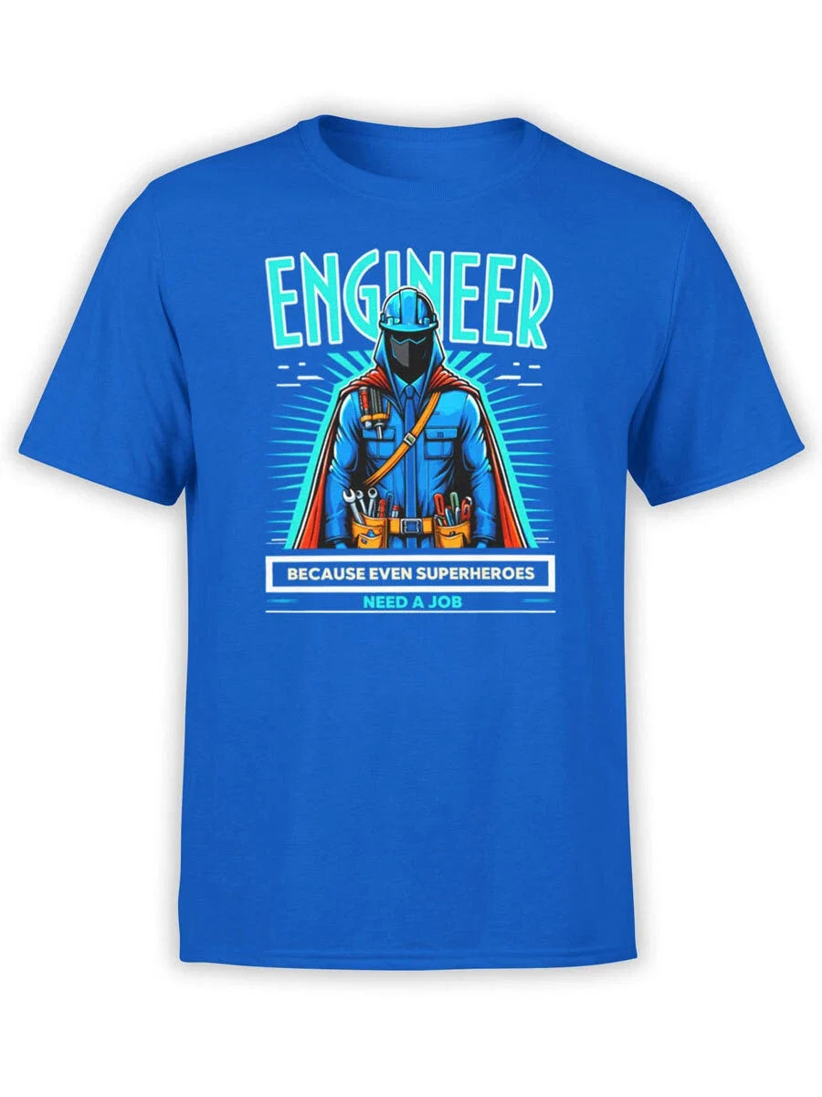 FANTUCCI Engineers Collection Superhero Shift Unisex - Adult & Kids T-Shirts, Sweatshirts & Hoodies apparel design preview 1