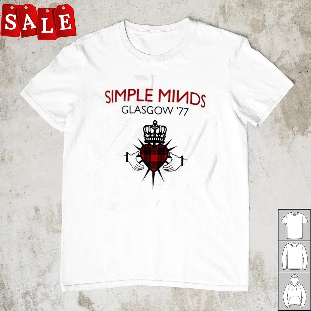New Popular Simple Minds white short sleeve Unisex - Adult & Kids T-Shirts, Sweatshirts & Hoodies apparel design preview 1