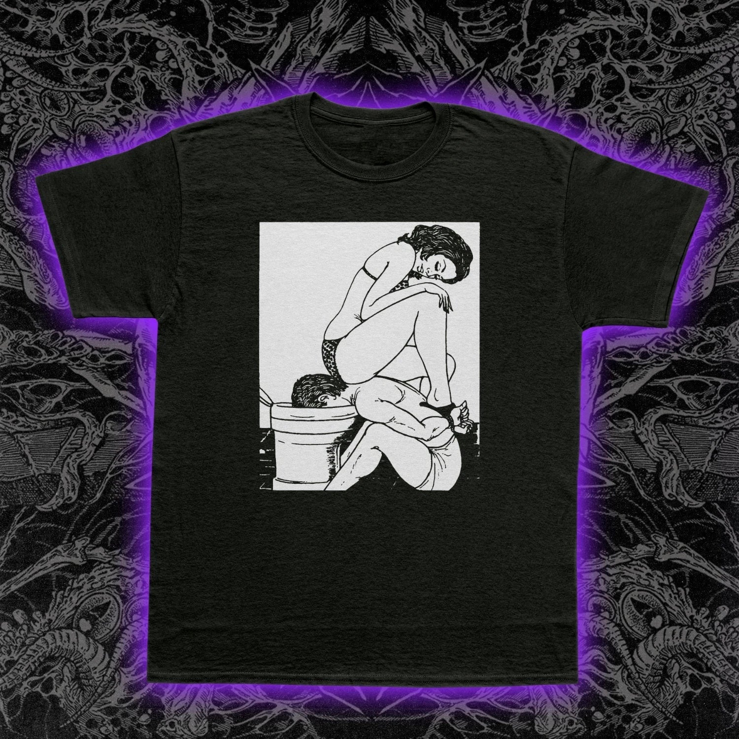 Toilet Slave Noise Industrial Punk Graphic Disturbing - Adult & Kids T-Shirts, Sweatshirts & Hoodies apparel design preview 1