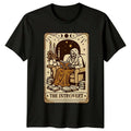 The Introvert Reading Tarot Sarcasm Birthday Gift For - Adult & Kids T-Shirts, Sweatshirts & Hoodies apparel design preview 1
