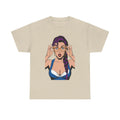 Sexy PopArt Girl Glasses and Braids unisex heavy - Adult & Kids T-Shirts, Sweatshirts & Hoodies apparel design preview 1