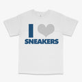 I Love Sneakers White - Adult & Kids T-Shirts, Sweatshirts & Hoodies apparel design preview 1