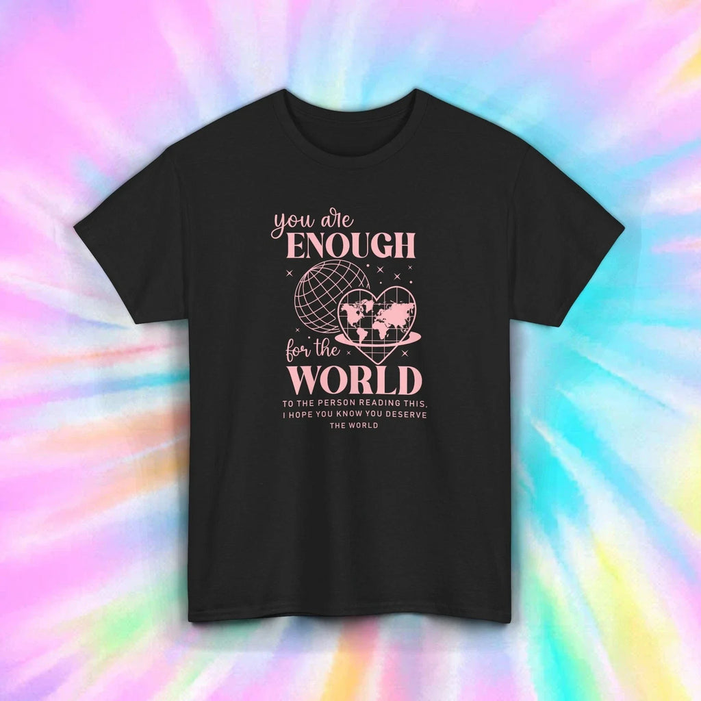 Inspirational Quote You Are Enough Motivational S-5XL - Adult & Kids T-Shirts, Sweatshirts & Hoodies apparel design preview 1