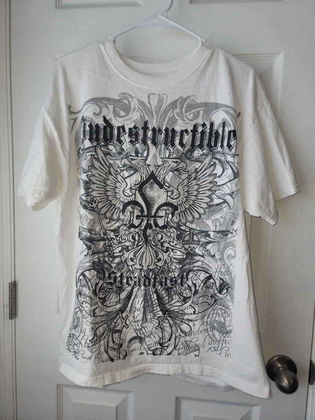 Vintage Y2K Indestructible Steadfast Affliction Style - Adult & Kids T-Shirts, Sweatshirts & Hoodies apparel design preview 1