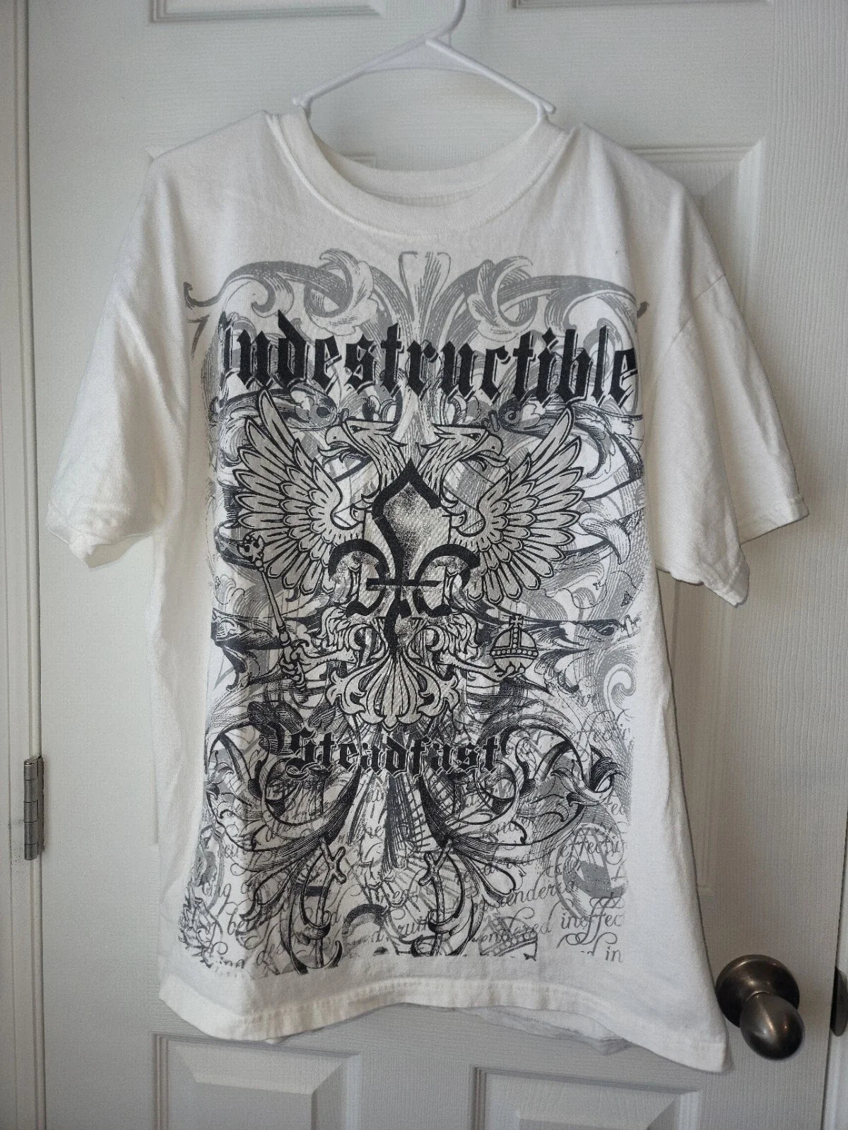 Vintage Y2K Indestructible Steadfast Affliction Style - Adult & Kids T-Shirts, Sweatshirts & Hoodies apparel design preview 1