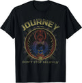 Journey Gold Don't Stop Believin' Scarab Logo Vintage - Adult & Kids T-Shirts, Sweatshirts & Hoodies apparel design preview 1