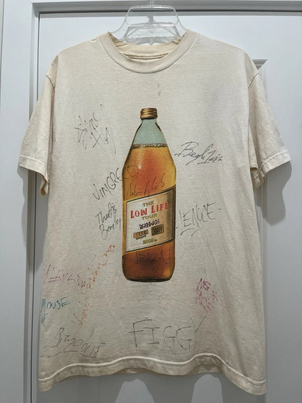 Vintage Skate 2009 Low Life Tour Deathwish Baker - Adult & Kids T-Shirts, Sweatshirts & Hoodies apparel design preview 1