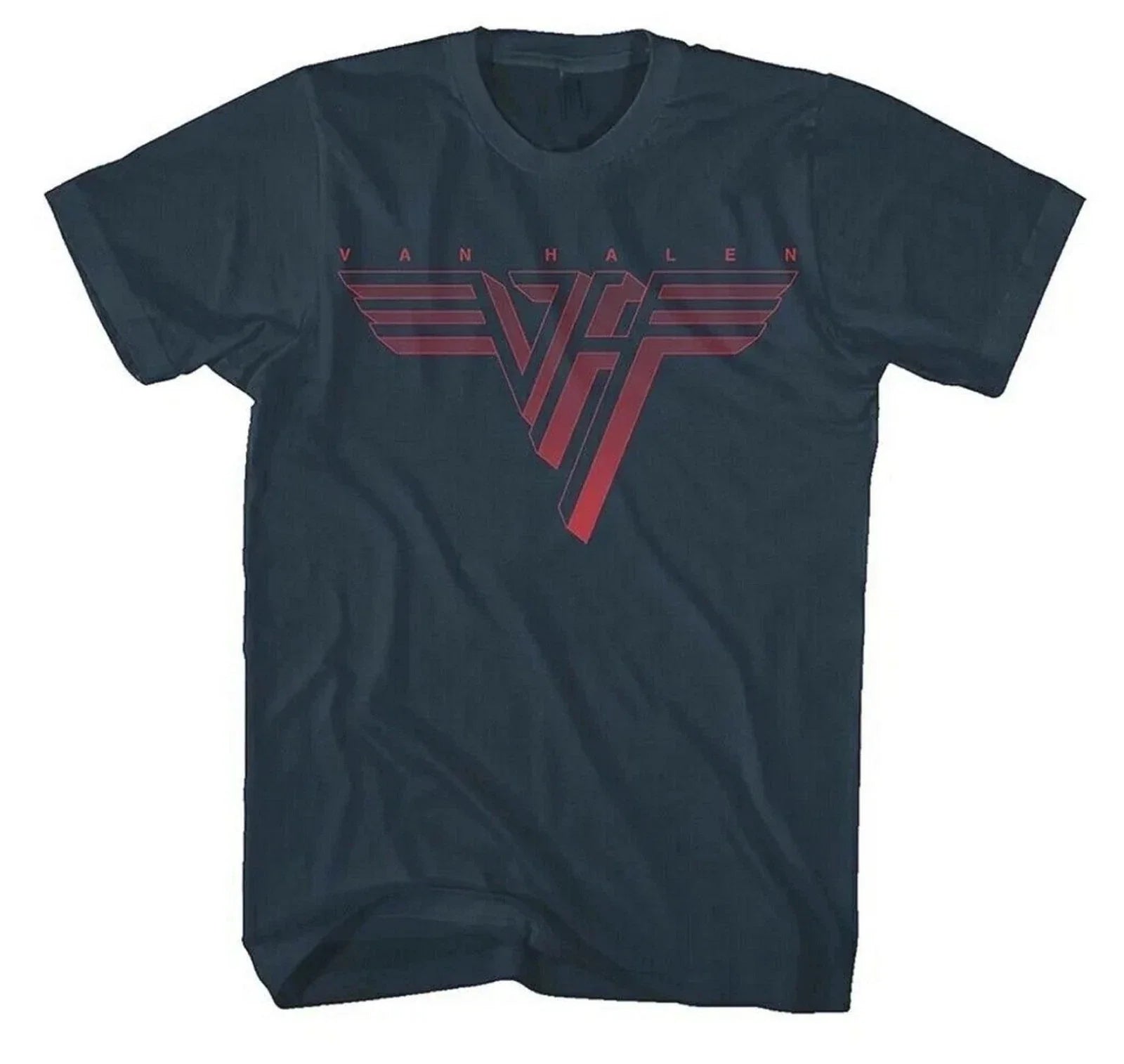 HOT!Van Halen Classic Logo Blue Size S to 5XL - Adult & Kids T-Shirts, Sweatshirts & Hoodies apparel design preview 1