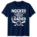 Nocked And Loaded Target Archery Gift For Him Her - Adult & Kids T-Shirts, Sweatshirts & Hoodies apparel design preview 1