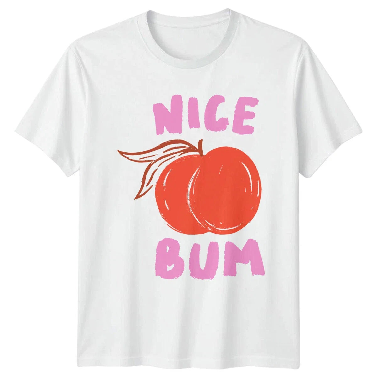 Nice Bum Peach Fruit Food Mens Womens Graphic Unisex - Adult & Kids T-Shirts, Sweatshirts & Hoodies apparel design preview 1