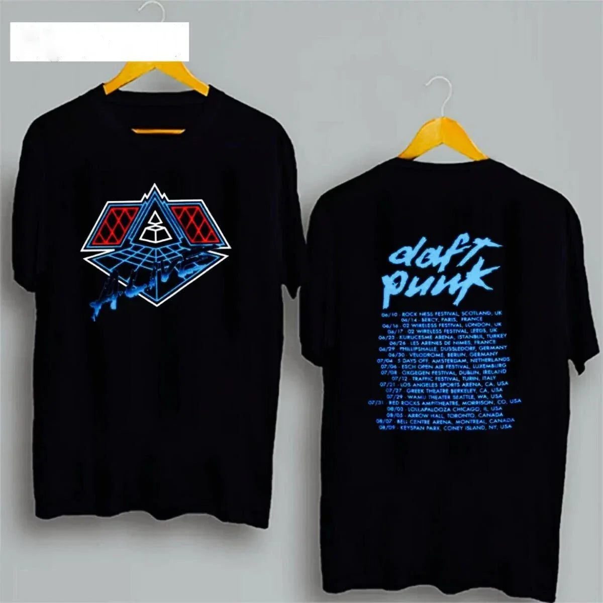 Size Daft Punk Alive 2007 Tour - Adult & Kids T-Shirts, Sweatshirts & Hoodies apparel design preview 1