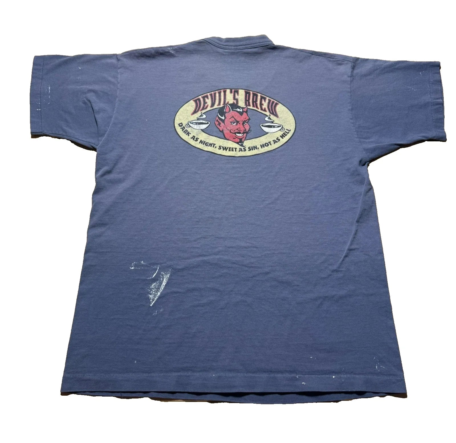 Vintage 90s Faded Coffee Culture Borders Books - Adult & Kids T-Shirts, Sweatshirts & Hoodies apparel design preview 1