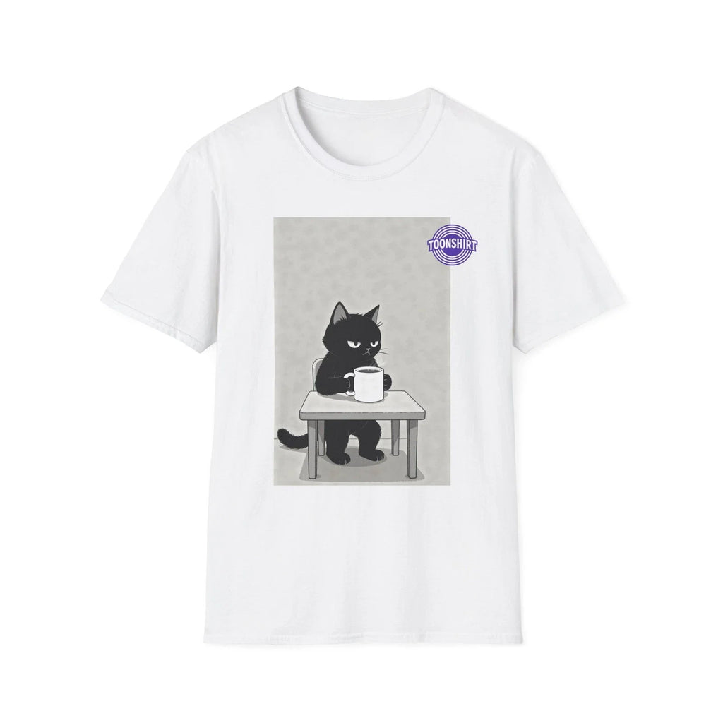 Chill Cat Coffee Cartoon Graphic - Adult & Kids T-Shirts, Sweatshirts & Hoodies apparel design preview 1