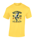 SKATEBOARD SKATE AND DESTROY MENS SKATER DESIGN COOL - Adult & Kids T-Shirts, Sweatshirts & Hoodies apparel design preview 1